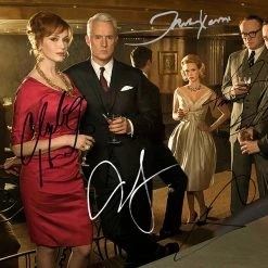 RARE-T Mad Men Cast Photo Limited Signature Edition Studio Licensed Custom Frame