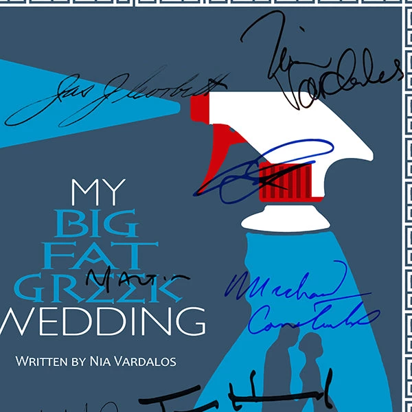 RARE-T My Big Fat Greek Wedding Transcript Limited Signature Edition Studio Licensed Custom Frame 5 RARE-T My Big Fat Greek Wedding Transcript Limited Signature Edition Studio Licensed Custom Frame