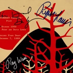 RARE-T Twin Peaks (1990) Script Limited Signature Edition Studio Licensed Custom Frame Limited Edition Frames 17 RARE-T Twin Peaks (1990) Script Limited Signature Edition Studio Licensed Custom Frame Limited Edition Frames