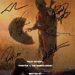 RARE-T Limited Edition Frames The Mandalorian Star Wars Transcript Limited Signature Edition Studio Licensed Custom Frame