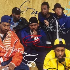 RARE-T Wu-Tang 1997 Photo Limited Signature Edition Studio Licensed Custom Frame Limited Edition Frames