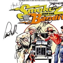 RARE-T Smokey And The Bandit Mini Poster Limited Signature Edition Studio Licensed Custom Frame Limited Edition Frames