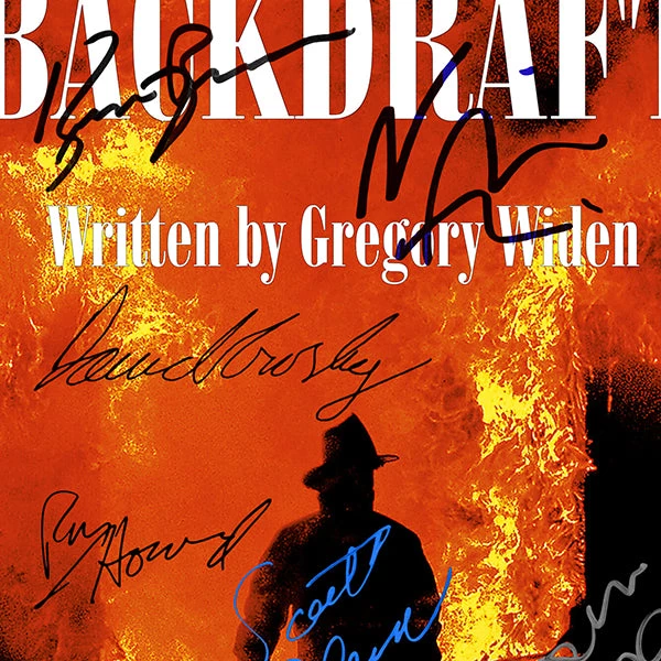 RARE-T Backdraft Script Limited Signature Edition Studio Licensed Custom Frame Limited Edition Frames 4 RARE-T Backdraft Script Limited Signature Edition Studio Licensed Custom Frame Limited Edition Frames