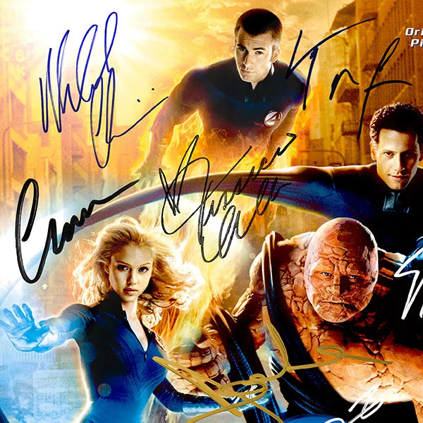 RARE-T Fantastic Four 2005 - Original Motion Picture Score Platinum LP Limited Signature Edition Studio Licensed Custom Frame 5 RARE-T Fantastic Four 2005 - Original Motion Picture Score Platinum LP Limited Signature Edition Studio Licensed Custom Frame