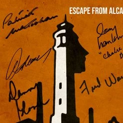 RARE-T Limited Edition Frames Escape From Alcatraz Transcript Limited Signature Edition Studio Licensed Custom Frame