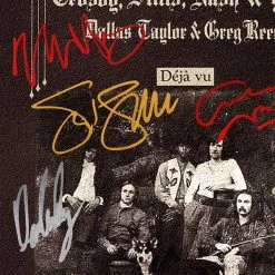 RARE-T Crosby, Stills, Nash & Young Déjà Vu Gold LP Limited Signature Edition Studio Licensed Custom Frame Limited Edition Frames 13 RARE-T Crosby, Stills, Nash & Young Déjà Vu Gold LP Limited Signature Edition Studio Licensed Custom Frame Limited Edition Frames