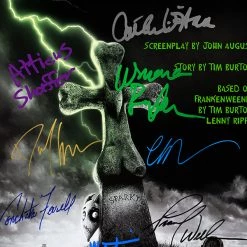 RARE-T Limited Edition Frames Frankenweenie Script Limited Signature Edition Studio Licensed Custom Frame