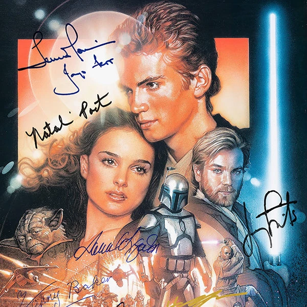 RARE-T Star Wars - Attack Of The Clones Mini Poster Limited Signature Edition Studio Licensed Custom Frame Limited Edition Frames 4 RARE-T Star Wars - Attack Of The Clones Mini Poster Limited Signature Edition Studio Licensed Custom Frame Limited Edition Frames