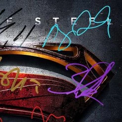 RARE-T Man Of Steel - Original Motion Picture Soundtrack LP Cover Limited Signature Edition Studio Licensed Custom Frame Limited Edition Frames