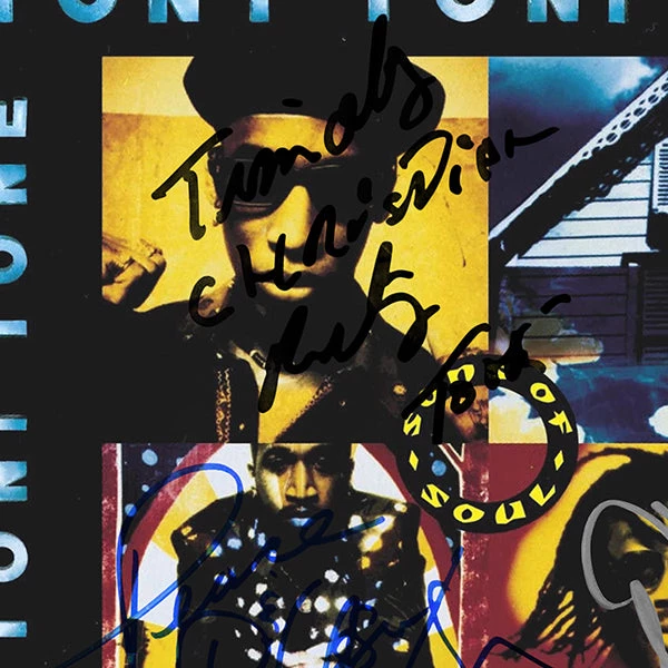 RARE-T Tony! Toni! Toné! - Sons Of Soul Gold LP Limited Signature Edition Studio Licensed Custom Frame 5 RARE-T Tony! Toni! Toné! - Sons Of Soul Gold LP Limited Signature Edition Studio Licensed Custom Frame