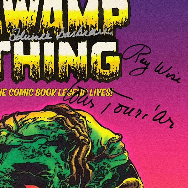 RARE-T Swamp Thing 1982 Script Limited Signature Edition Studio Licensed Custom Frame Limited Edition Frames 5 RARE-T Swamp Thing 1982 Script Limited Signature Edition Studio Licensed Custom Frame Limited Edition Frames