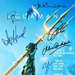 RARE-T Aquaman Script Limited Signature Edition Studio Licensed Custom Frame 17 RARE-T Aquaman Script Limited Signature Edition Studio Licensed Custom Frame