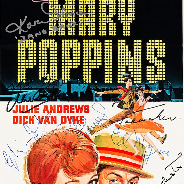 RARE-T Mary Poppins Mini Poster Limited Signature Edition Studio Licensed Custom Frame Limited Edition Frames 4 RARE-T Mary Poppins Mini Poster Limited Signature Edition Studio Licensed Custom Frame Limited Edition Frames
