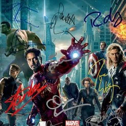 RARE-T The Avengers Movie Mini Poster Limited Signature Edition Studio Licensed Custom Frame