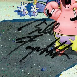 RARE-T Spongebob Squarepants & Patrick Photo Limited Signature Edition Studio Licensed Custom Frame