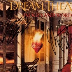 RARE-T Dream Theater - Images And Words Platinum LP Limited Signature Edition Studio Licensed Custom Frame Limited Edition Frames