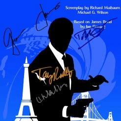 RARE-T James Bond A View To A Kill Transcript Limited Signature Edition Studio Licensed Custom Frame 15 RARE-T James Bond A View To A Kill Transcript Limited Signature Edition Studio Licensed Custom Frame