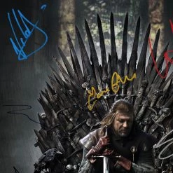 RARE-T Limited Edition Frames Game Of Thrones Mini Poster Limited Signature Edition Studio Licensed Custom Frame