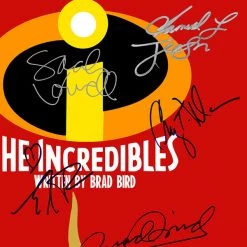 RARE-T The Incredibles Script Limited Signature Edition Studio Licensed Custom Frame