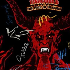 RARE-T Limited Edition Frames Tenacious D In The Pick Of Destiny Transcript Limited Signature Edition Studio Licensed Custom Frame