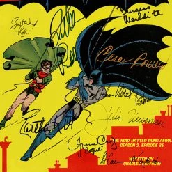 RARE-T Limited Edition Frames Batman 1966 Transcript Limited Signature Edition Studio Licensed Custom Frame