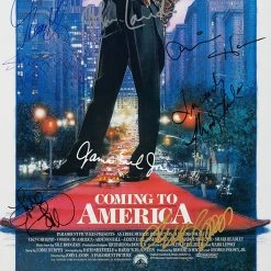 RARE-T Limited Edition Frames Coming To America Mini Poster Limited Signature Edition Studio Licensed Custom Frame