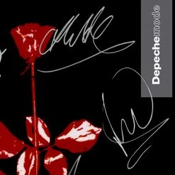 RARE-T Depeche Mode Violator Platinum LP Limited Signature Edition Studio Licensed Custom Frame Limited Edition Frames