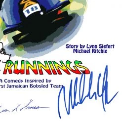 RARE-T Cool Runnings Script Limited Signature Edition Studio Licensed Custom Frame