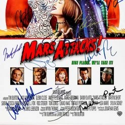 RARE-T Limited Edition Frames Mars Attach Mini Poster Limited Signature Edition Studio Licensed Custom Frame