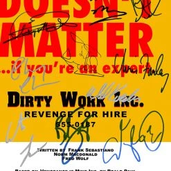 RARE-T Dirty Work Script Limited Signature Edition Studio Licensed Custom Frame