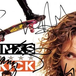 Rare-T Limited Edition Frames INXS - Kick Gold LP Limited Signature Edition Studio Licensed Custom Frame
