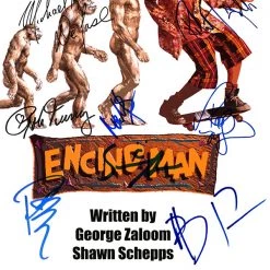 RARE-T Encino Man Transcript Limited Signature Edition Studio Licensed Custom Frame Limited Edition Frames