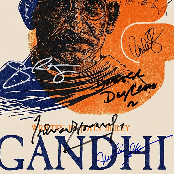 RARE-T Limited Edition Frames Gandhi 1982 Script Limited Signature Edition Studio Licensed Custom Frame 6 RARE-T Limited Edition Frames Gandhi 1982 Script Limited Signature Edition Studio Licensed Custom Frame