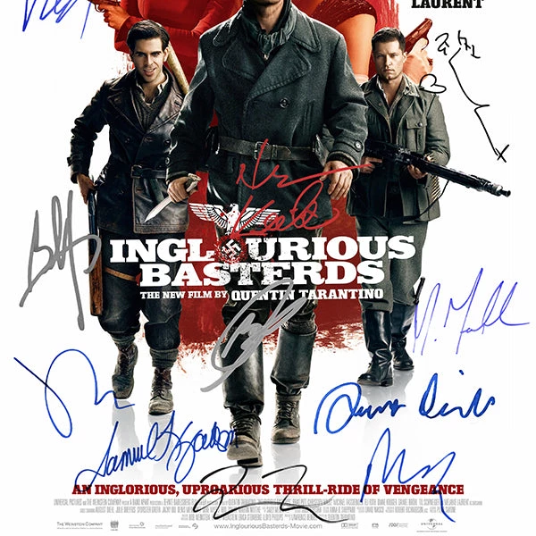 RARE-T Inglourious Basterds Mini Poster Limited Signature Edition Studio Licensed Custom Frame 5 RARE-T Inglourious Basterds Mini Poster Limited Signature Edition Studio Licensed Custom Frame