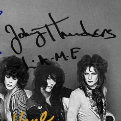 RARE-T New York Dolls - 1973 Gold LP Limited Signature Edition Studio Licensed Custom Frame