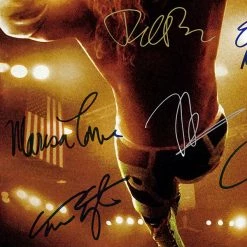 RARE-T The Wrestler Script Limited Signature Edition Studio Licensed Custom Frame 16 RARE-T The Wrestler Script Limited Signature Edition Studio Licensed Custom Frame