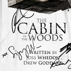RARE-T Limited Edition Frames The Cabin In The Woods Script Limited Signature Edition Studio Licensed Custom Frame