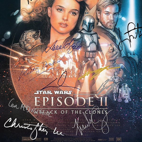 RARE-T Star Wars - Attack Of The Clones Mini Poster Limited Signature Edition Studio Licensed Custom Frame Limited Edition Frames 5 RARE-T Star Wars - Attack Of The Clones Mini Poster Limited Signature Edition Studio Licensed Custom Frame Limited Edition Frames