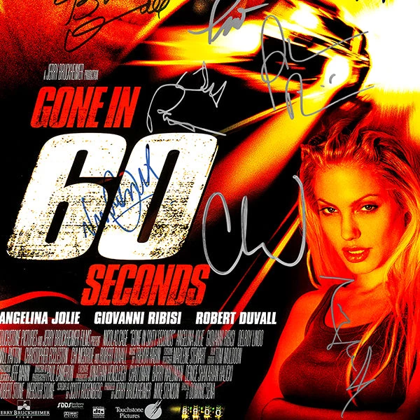 RARE-T Gone In 60 Seconds Mini Poster Limited Signature Edition Studio Licensed Custom Frame Limited Edition Frames 5 RARE-T Gone In 60 Seconds Mini Poster Limited Signature Edition Studio Licensed Custom Frame Limited Edition Frames