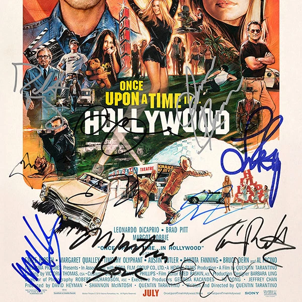 RARE-T Limited Edition Frames Once Upon A Time In Hollywood Mini Poster Limited Signature Edition Studio Licensed Custom Frame 5 RARE-T Limited Edition Frames Once Upon A Time In Hollywood Mini Poster Limited Signature Edition Studio Licensed Custom Frame