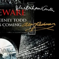 RARE-T Sweeney Todd The Demon Barber Of Fleet Street Script Limited Signature Edition Studio Licensed Custom Frame