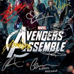 RARE-T The Avengers Movie Mini Poster Limited Signature Edition Studio Licensed Custom Frame