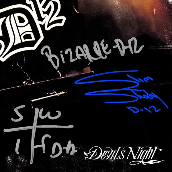 G.R.O. D12 - Devil's Night Platinum LP Limited Signature Edition Studio Licensed Custom Frame 5 G.R.O. D12 - Devil's Night Platinum LP Limited Signature Edition Studio Licensed Custom Frame