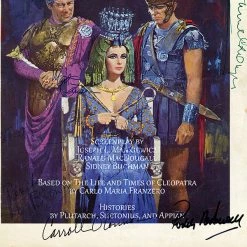 RARE-T Cleopatra 1963 Transcript Limited Signature Edition Studio Licensed Custom Frame 15 RARE-T Cleopatra 1963 Transcript Limited Signature Edition Studio Licensed Custom Frame