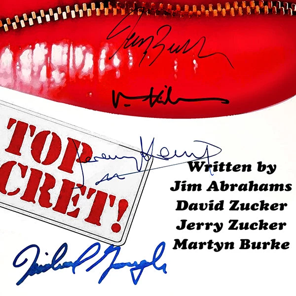 RARE-T Top Secret! Transcript Limited Signature Edition Studio Licensed Custom Frame 6 RARE-T Top Secret! Transcript Limited Signature Edition Studio Licensed Custom Frame