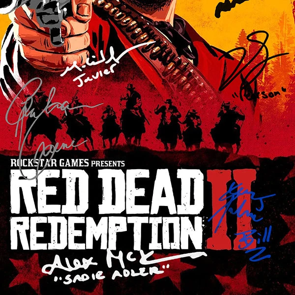 RARE-T Red Dead Redemption II Mini Poster Limited Signature Edition Studio Licensed Custom Frame NEW 5 RARE-T Red Dead Redemption II Mini Poster Limited Signature Edition Studio Licensed Custom Frame NEW