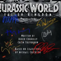 RARE-T Jurassic World : Fallen Kingdom Script Limited Signature Edition Studio Licensed Custom Frame 16 RARE-T Jurassic World : Fallen Kingdom Script Limited Signature Edition Studio Licensed Custom Frame