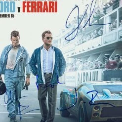 RARE-T Ford V Ferrari Mini Poster Limited Signature Edition Studio Licensed Custom Frame NEW 12 RARE-T Ford V Ferrari Mini Poster Limited Signature Edition Studio Licensed Custom Frame NEW
