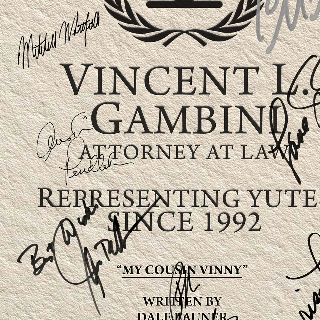 RARE-T Limited Edition Frames My Cousin Vinny Script Limited Signature Edition Studio Licensed Custom Frame 6 RARE-T Limited Edition Frames My Cousin Vinny Script Limited Signature Edition Studio Licensed Custom Frame