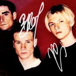 RARE-T Backstreet Boys - Self Titled LP Cover Limited Signature Edition Studio Licensed Custom Frame